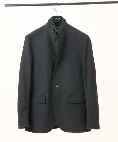 MNDCD51490 MICHEL KLEIN HOMME 【セットアップ】ビックへリンボンコンバーチブルジャケット