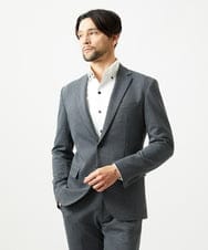 MNDCI05470 MICHEL KLEIN HOMME(ミッシェルクラン オム) 【セットアップ】4WAYジャージテーラードジャケット グレー
