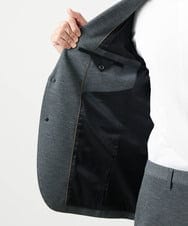 MNDCI05470 MICHEL KLEIN HOMME(ミッシェルクラン オム) 【セットアップ】4WAYジャージテーラードジャケット グレー