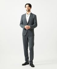 MNDCI05470 MICHEL KLEIN HOMME(ミッシェルクラン オム) 【セットアップ】4WAYジャージテーラードジャケット グレー