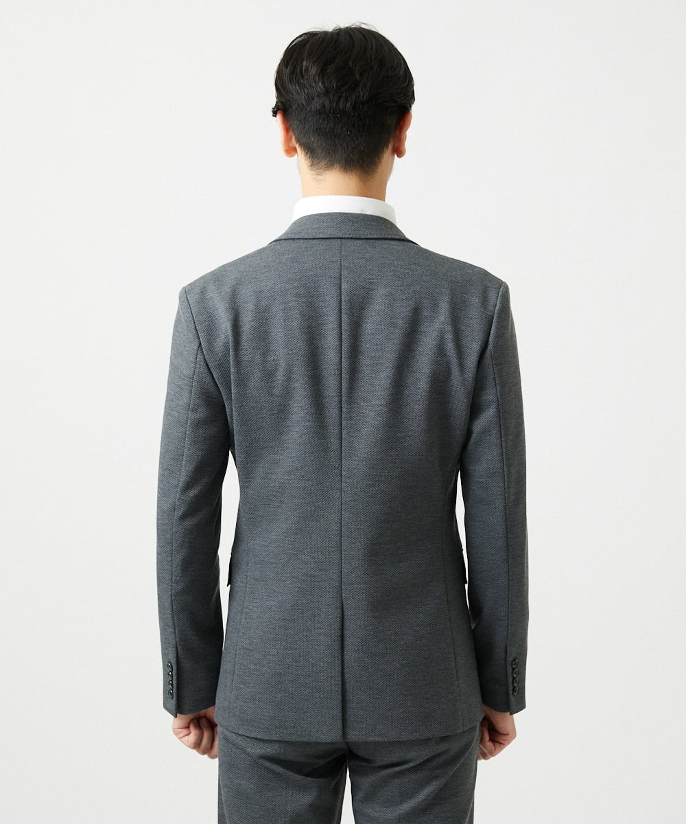 MNDCI05470 MICHEL KLEIN HOMME(ミッシェルクラン オム) 【セットアップ】4WAYジャージテーラードジャケット グレー