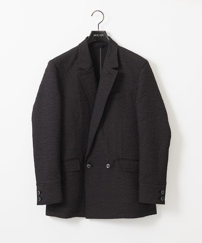 MNDDA52450 MICHEL KLEIN HOMME 【セットアップ】ジャガードダブルジャケット