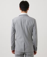 MNDGD03430 MICHEL KLEIN HOMME(ミッシェルクラン オム) 【セットアップ】コットンライクストレッチテーラードジャケット グレー