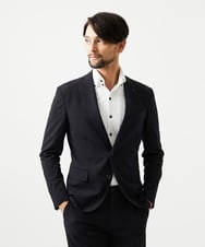 MNDGD03430 MICHEL KLEIN HOMME(ミッシェルクラン オム) 【セットアップ】コットンライクストレッチテーラードジャケット ブラック