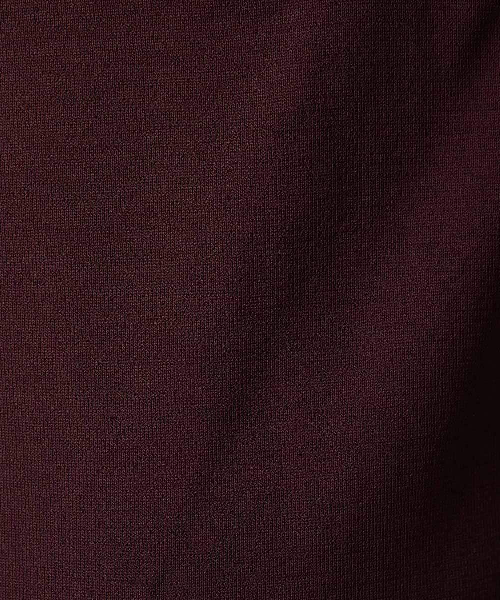 MNFAI54210 MICHEL KLEIN HOMME(ミッシェルクラン オム) 胸ポケット付きクルーネックニット パープル