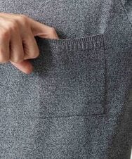 MNFAI54210 MICHEL KLEIN HOMME(ミッシェルクラン オム) 胸ポケット付きクルーネックニット グレー