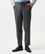 MNHGF52230 MICHEL KLEIN HOMME(ミッシェルクラン オム) ストライプ2WAY9分丈スラックスパンツ グレー