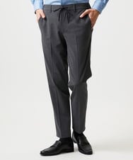 MNHGF52230 MICHEL KLEIN HOMME(ミッシェルクラン オム) ストライプ2WAY9分丈スラックスパンツ グレー