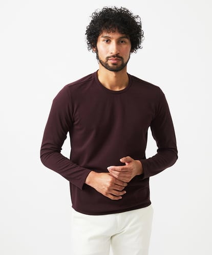 MNKAF65150 MICHEL KLEIN HOMME クルーネック長袖カットソー