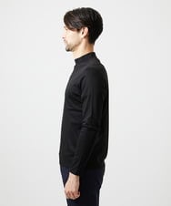 MNKAI61150 MICHEL KLEIN HOMME(ミッシェルクラン オム) モックネック長袖カットソー ブラック
