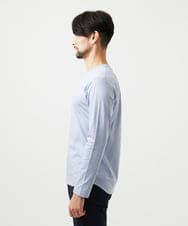 MNKDF51150 MICHEL KLEIN HOMME(ミッシェルクラン オム) クルーネック長袖カットソー ライトブルー