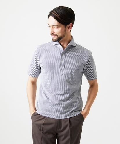 MNKHF74180 MICHEL KLEIN HOMME サッカージャージ半袖ポロシャツ
