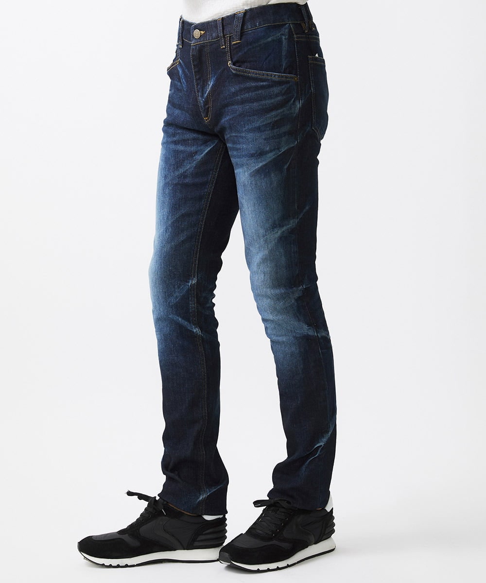 MNLAI26330 MICHEL KLEIN HOMME(ミッシェルクラン オム) 《日本製》ブルーオーシャンデニムパンツ ネイビー