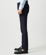 MNLAI55210 MICHEL KLEIN HOMME(ミッシェルクラン オム) 【撥水】プレビアシャンブレースラックスパンツ ネイビー