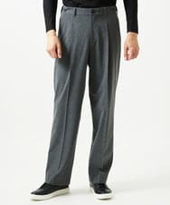 MNLAI59250 MICHEL KLEIN HOMME(ミッシェルクラン オム) ウール調ジャージワイドスラックスパンツ グレー