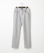 MNLAI61230 MICHEL KLEIN HOMME(ミッシェルクラン オム) 【撥水】プレビアヘリンボン5ポケットパンツ ライトグレー