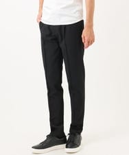 MNLCD51250 MICHEL KLEIN HOMME(ミッシェルクラン オム) 【セットアップ】ビックへリンボンスラックスパンツ ブラック