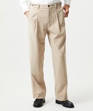 MNLCG62250 MICHEL KLEIN HOMME(ミッシェルクラン オム) 【セットアップ】コーデュロイスラックスワイドパンツ オフホワイト