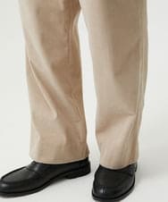 MNLCG62250 MICHEL KLEIN HOMME(ミッシェルクラン オム) 【セットアップ】コーデュロイスラックスワイドパンツ オフホワイト