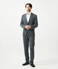MNLCI05270 MICHEL KLEIN HOMME(ミッシェルクラン オム) 【セットアップ】4WAYジャージスラックスパンツ グレー