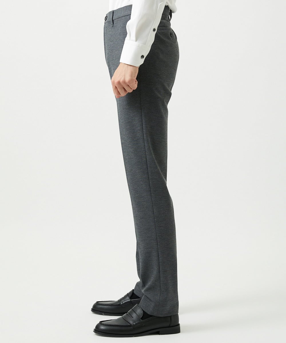 MNLCI05270 MICHEL KLEIN HOMME(ミッシェルクラン オム) 【セットアップ】4WAYジャージスラックスパンツ グレー