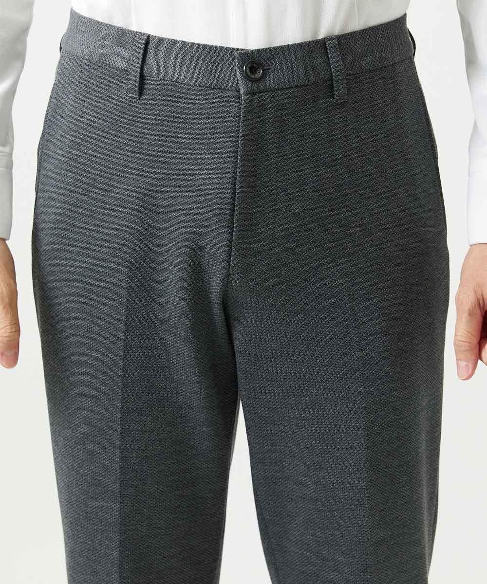 MNLCI05270 MICHEL KLEIN HOMME(ミッシェルクラン オム) 【セットアップ】4WAYジャージスラックスパンツ グレー