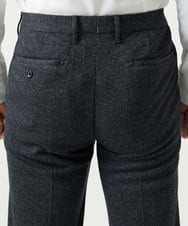 MNLCI06290 MICHEL KLEIN HOMME(ミッシェルクラン オム) 【セットアップ】グレンチェック柄スラックスパンツ ダークグレー
