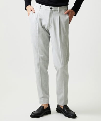 MNLCI57250 MICHEL KLEIN HOMME デニム調スラックスパンツ