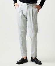 MNLCI57250 MICHEL KLEIN HOMME(ミッシェルクラン オム) デニム調スラックスパンツ ライトグレー