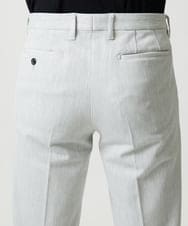 MNLCI57250 MICHEL KLEIN HOMME(ミッシェルクラン オム) デニム調スラックスパンツ ライトグレー