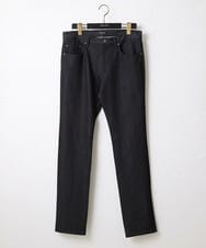 MNLDD50170 MICHEL KLEIN HOMME(ミッシェルクラン オム) 【撥水】プレビアシャンブレー5ポケットパンツ ブラック