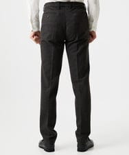 MNLDF05250 MICHEL KLEIN HOMME(ミッシェルクラン オム) ストライプスラックスパンツ ブラウン