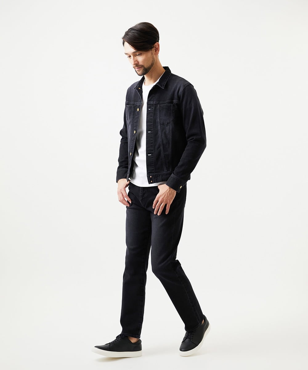 MNLGD90270 MICHEL KLEIN HOMME(ミッシェルクラン オム) 《日本製》20th　FACTOTUMコラボ　デニムパンツ ブラック