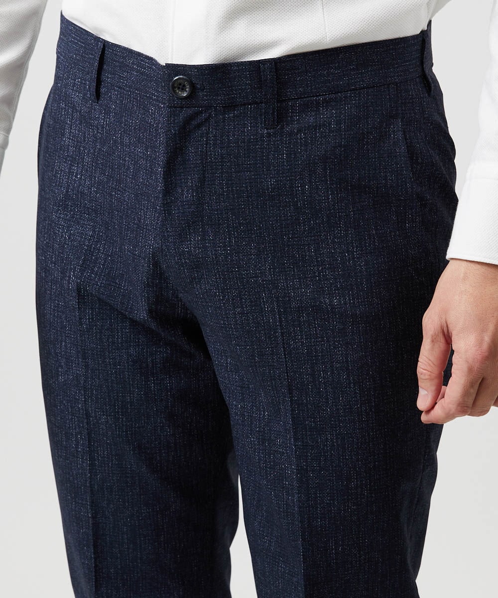 MNLGF06230 MICHEL KLEIN HOMME(ミッシェルクラン オム) 【セットアップ】メッシュプリントスラックスパンツ ネイビー