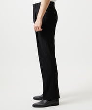 MNLGF72250 MICHEL KLEIN HOMME(ミッシェルクラン オム) 楊柳ワイドスラックスパンツ ブラック