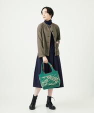NGDAD02390 GIANNI LO GIUDICE(ジャンニ ロ ジュディチェ) [洗える]コットンタイプライターショートジャケット カーキ