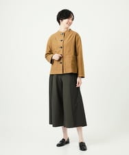 NGDAD02390 GIANNI LO GIUDICE(ジャンニ ロ ジュディチェ) [洗える]コットンタイプライターショートジャケット ベージュ