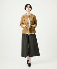 NGDAD02390 GIANNI LO GIUDICE(ジャンニ ロ ジュディチェ) [洗える]コットンタイプライターショートジャケット ベージュ