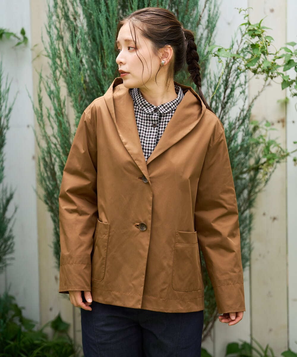 NGDAG20390 GIANNI LO GIUDICE [洗える]LIMONTAハイマルチタフタショートコート