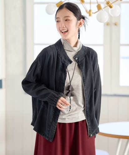NGDAH37360 GIANNI LO GIUDICE テンセルデニムヴィンテージブルゾン