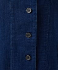 NGDEF15330 GIANNI LO GIUDICE(ジャンニ ロ ジュディチェ) [洗える]二重織ガーゼデニム製品染めジレ ネイビー