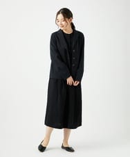 NGEEF05450 GIANNI LO GIUDICE(ジャンニ ロ ジュディチェ) [日本製]ヴィンテージタンブラーワンピース ブラック