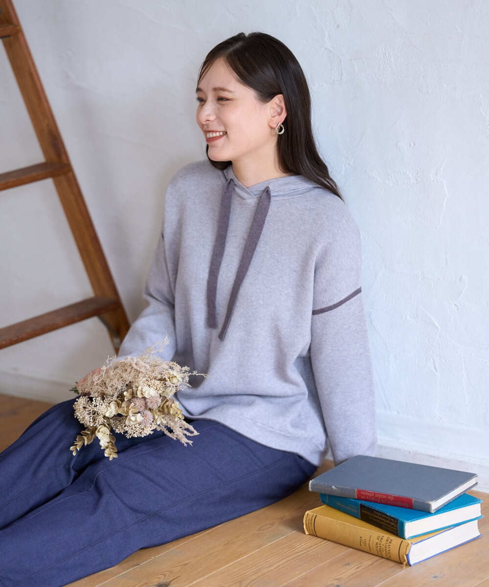 NGFAG21230 GIANNI LO GIUDICE [洗える]レーヨンナイロンストレッチプルオーバー