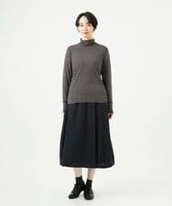 NGHAE36330 GIANNI LO GIUDICE(ジャンニ ロ ジュディチェ) リファインガーゼスカート ダークグレー