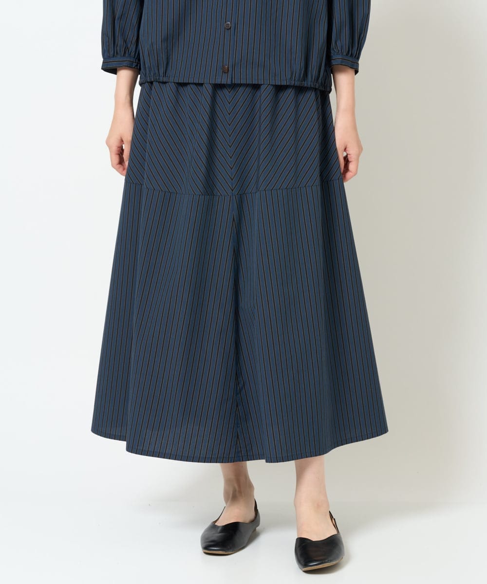NGHJD16330 GIANNI LO GIUDICE [洗える]レジメンストライプスカート