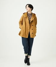 NGKAE22180 GIANNI LO GIUDICE(ジャンニ ロ ジュディチェ) [洗える・日本製]先染め接結ドットジャガードカットソー ベージュ