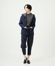 NGKAE22180 GIANNI LO GIUDICE(ジャンニ ロ ジュディチェ) [洗える・日本製]先染め接結ドットジャガードカットソー グレー