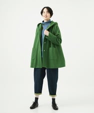 NGKAE35230 GIANNI LO GIUDICE(ジャンニ ロ ジュディチェ) [洗える・日本製]起毛パイルジャガードドットトップス ネイビーブルー