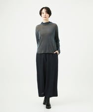 NGKAE40180 GIANNI LO GIUDICE(ジャンニ ロ ジュディチェ) [洗える・日本製]タマムシパイルフロッキーカットソー ブルー