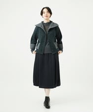 NGKAE40180 GIANNI LO GIUDICE(ジャンニ ロ ジュディチェ) [洗える・日本製]タマムシパイルフロッキーカットソー ブルー